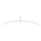 Ekena Millwork Archdale Architectural Grade PVC Gable Bracket, 96"W x 20"H x 4"D x 4"F, 5/12 Pitch GBP096X20X0404ARC00 - alternate 2